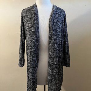 Old Navy black marled long sleeve cardigan